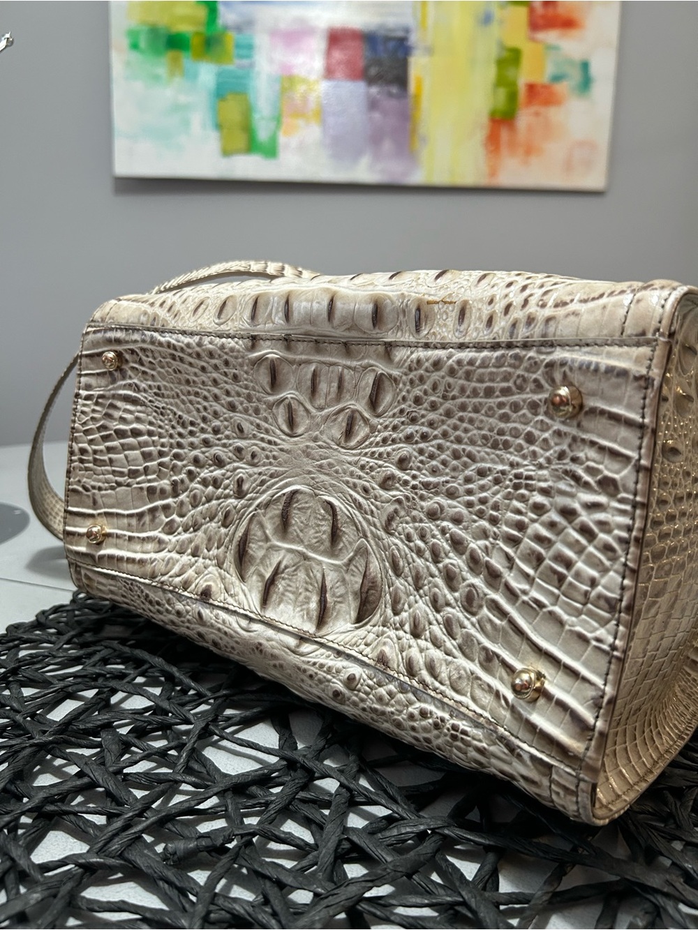 Brahmin Small Caroline Satchel - Picture 13 of 15